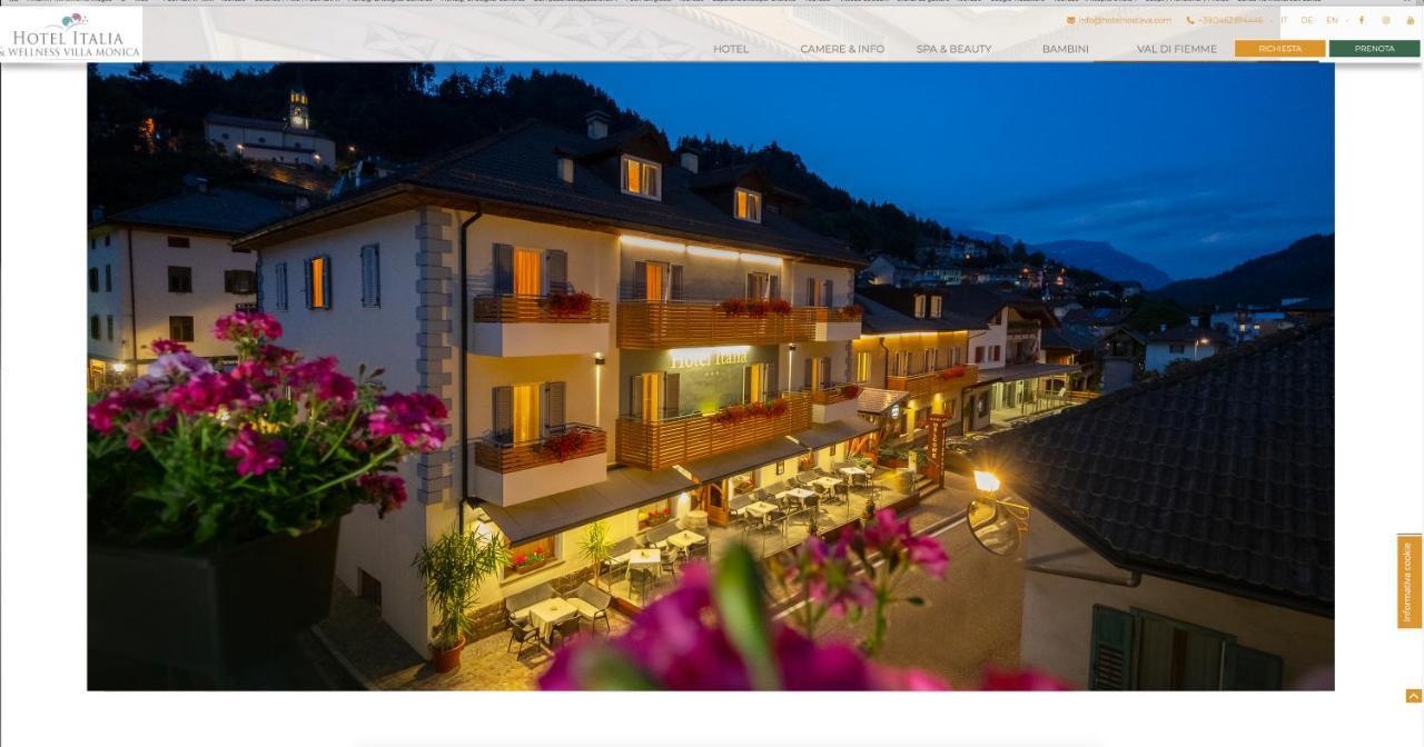 Hotel Italia Castello-Molina di Fiemme Zewnętrze zdjęcie