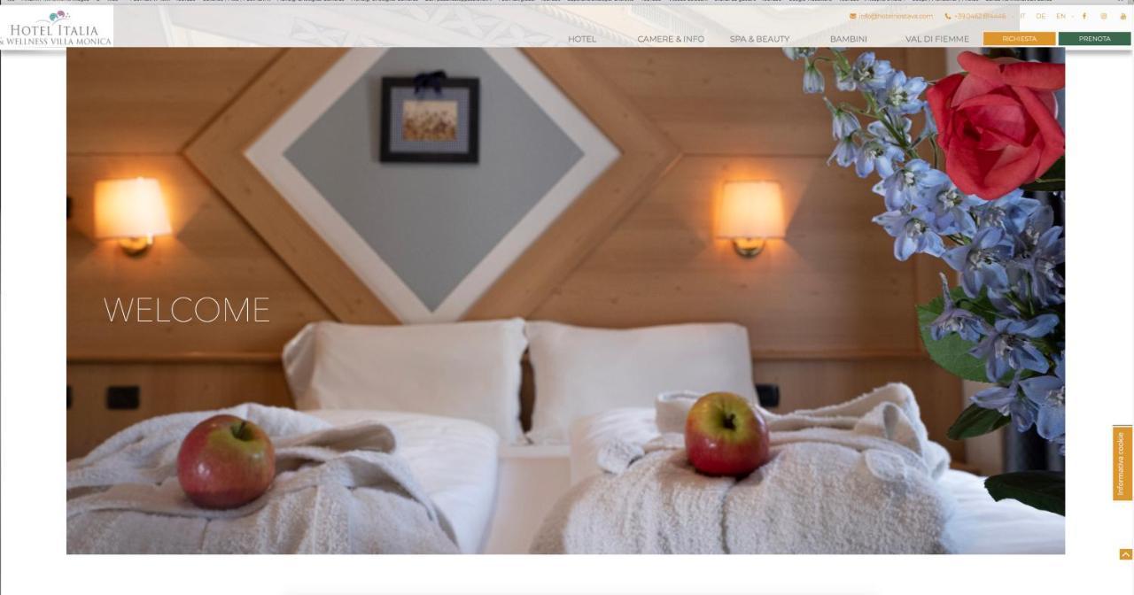Hotel Italia Castello-Molina di Fiemme Zewnętrze zdjęcie