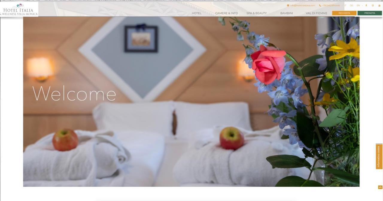 Hotel Italia Castello-Molina di Fiemme Zewnętrze zdjęcie